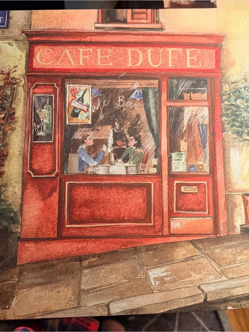 Set of 4 discontinued Pimpernel Parisian cafe placemats